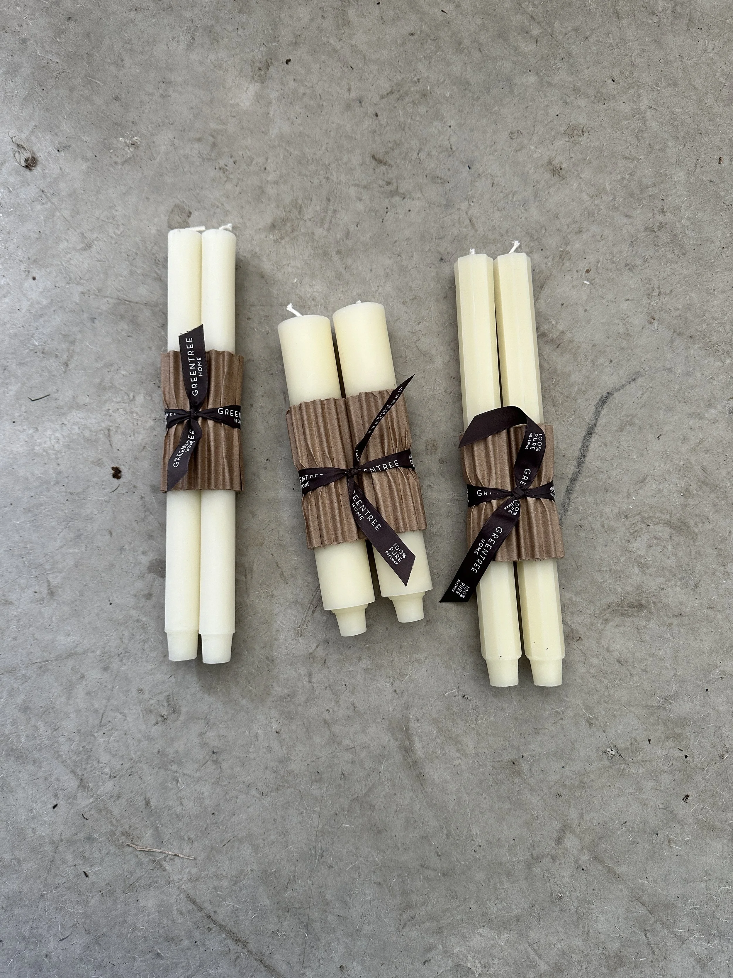 greentree candles  - cream