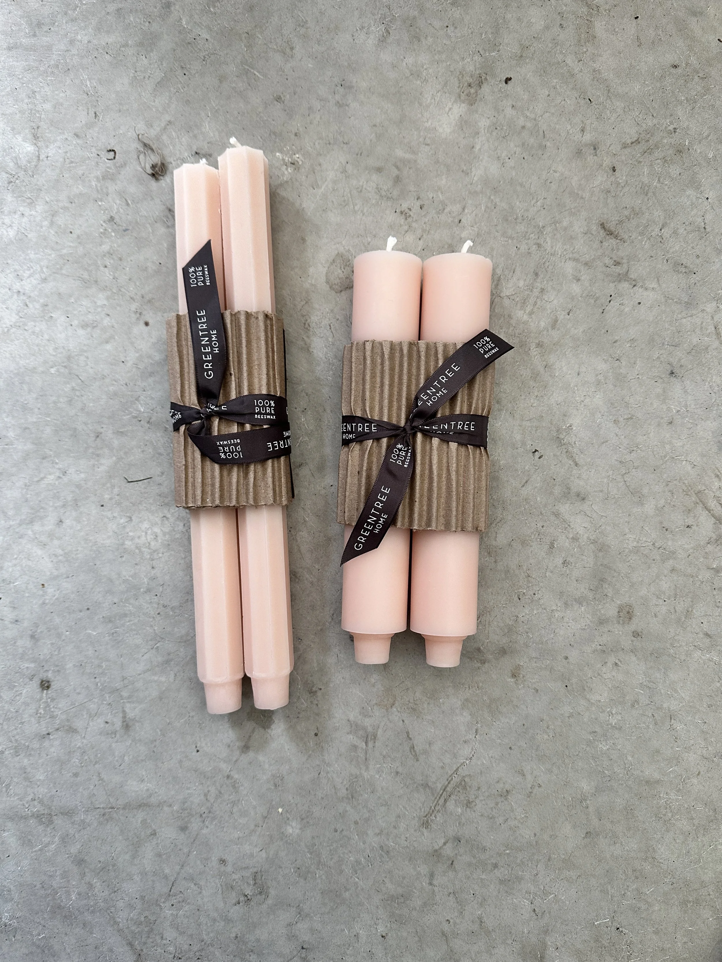 greentree candles  -blush