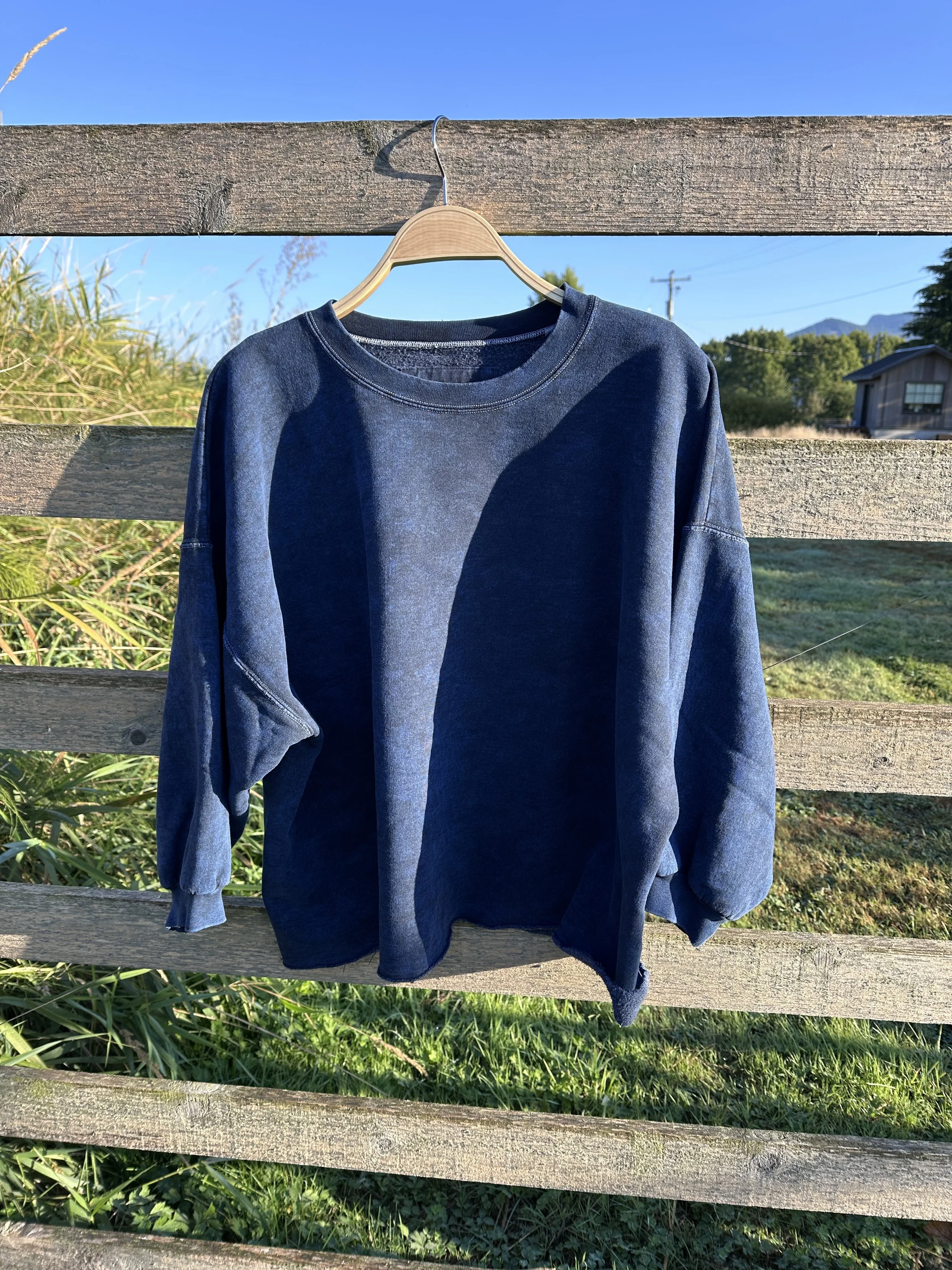 Rachel Comey fond sweatshirt - acid wash indigo