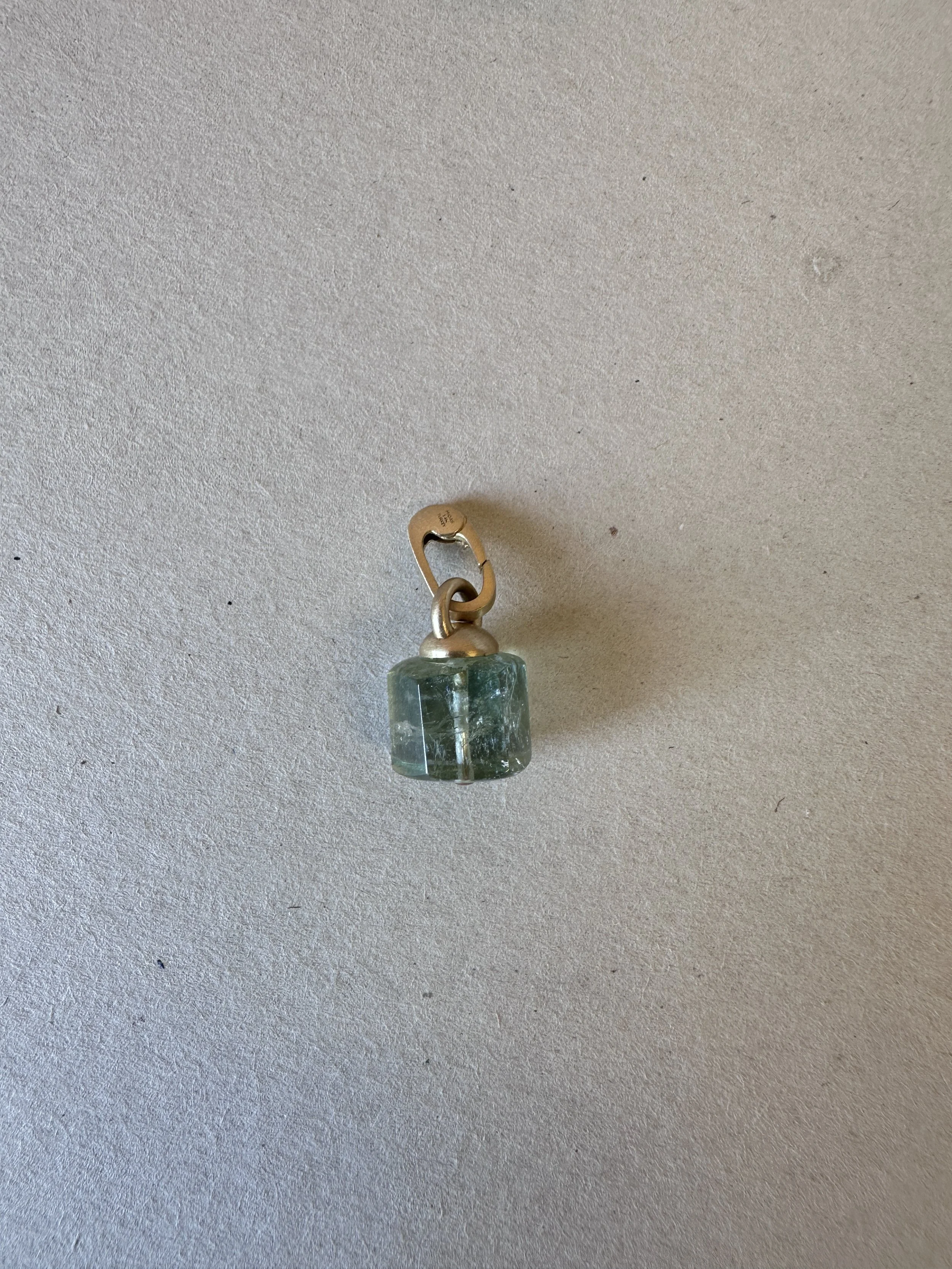tracy conckle ice blue tourmaline pendant