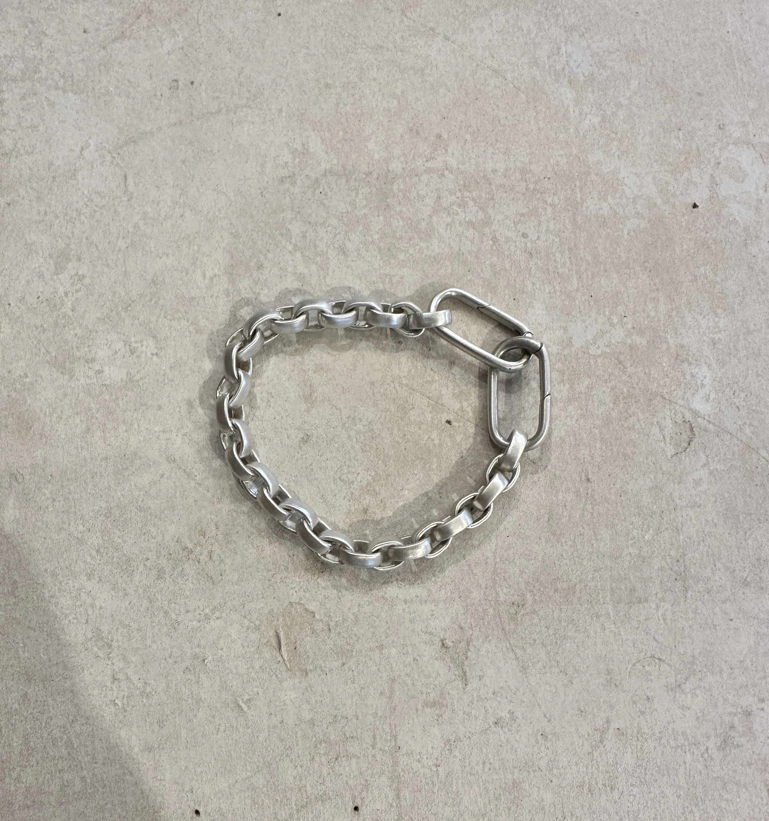 tracy conkle heavy link sterling silver bracelet