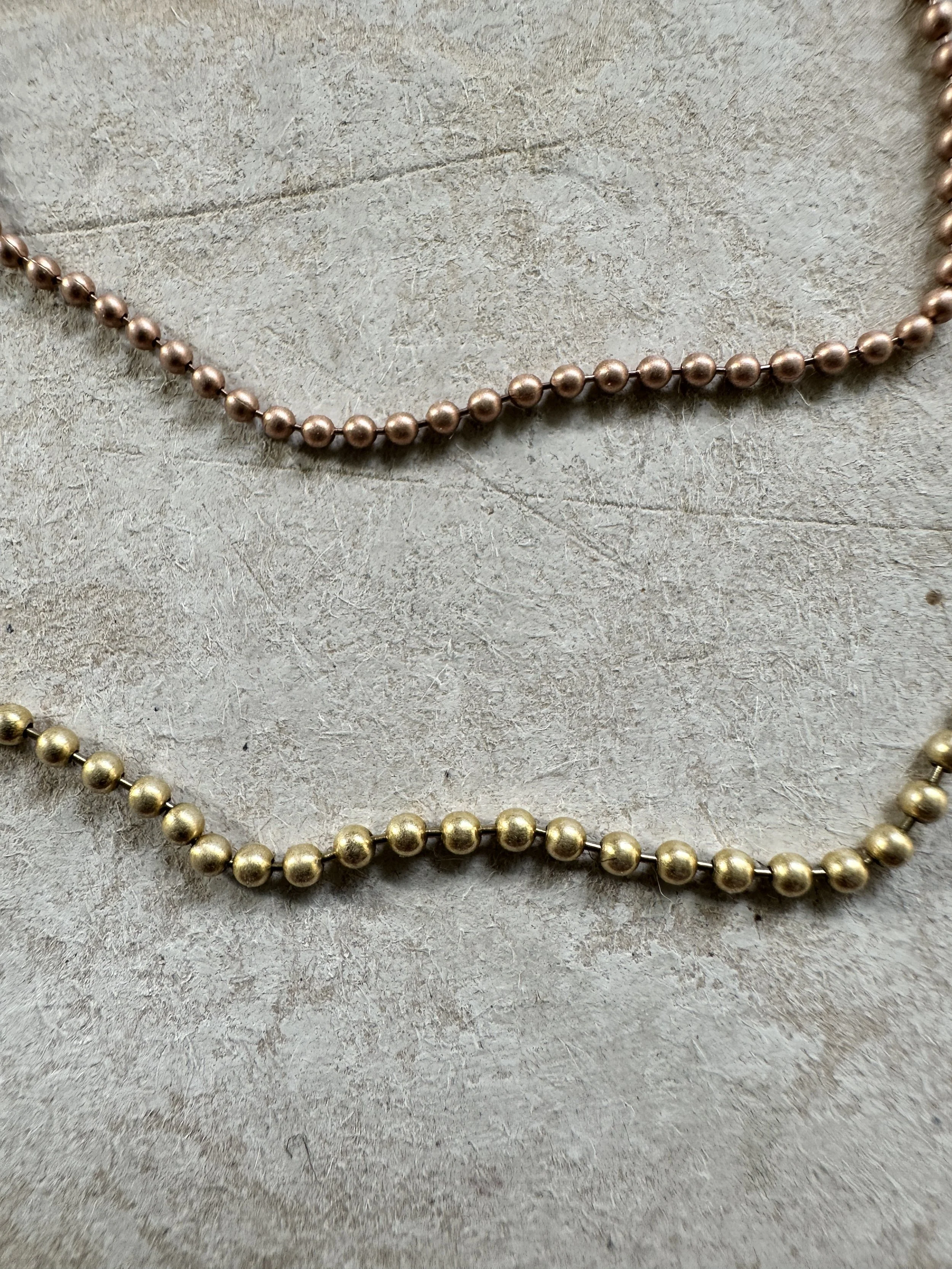 tracy conkle  gold bead chains