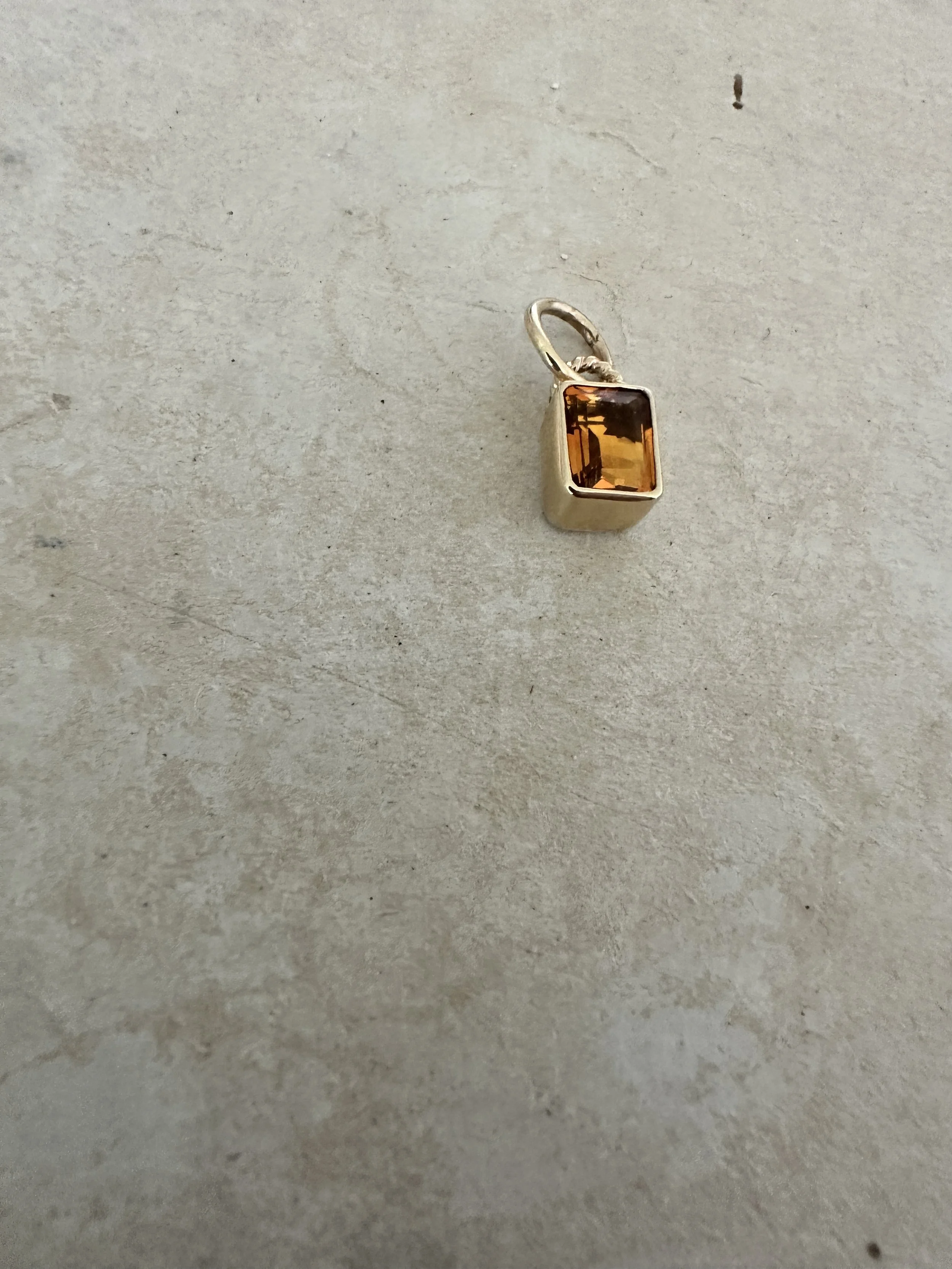 tina negri orange citrine pendant