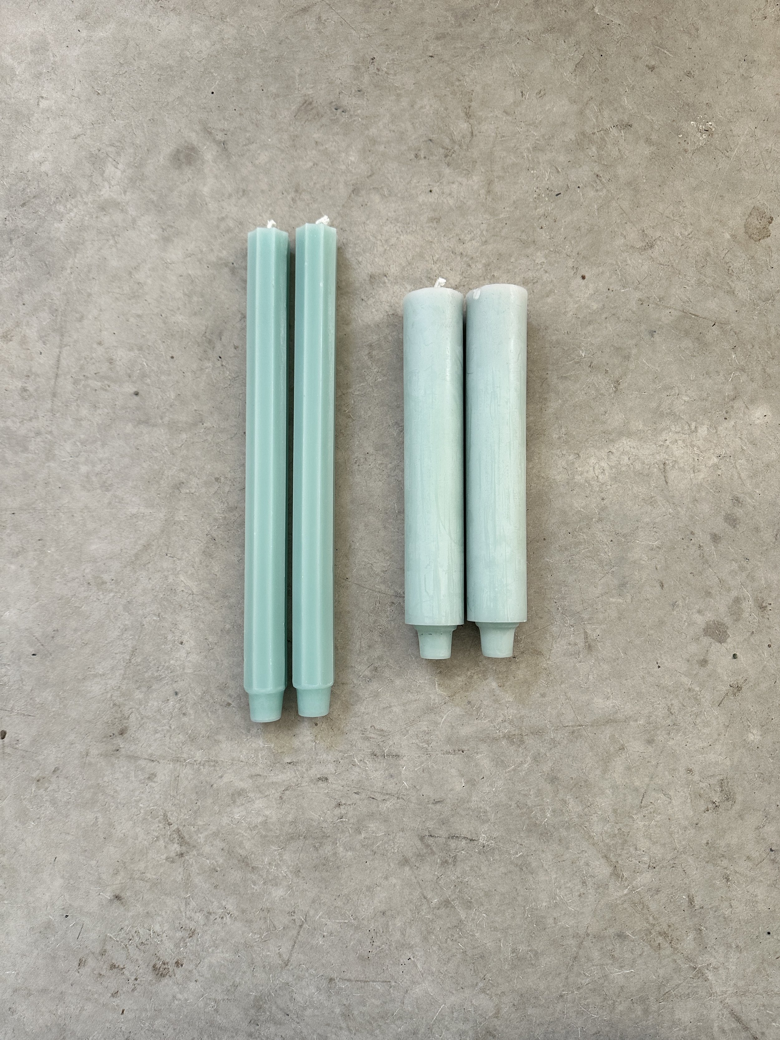 greentree candles  -robbin's egg blue