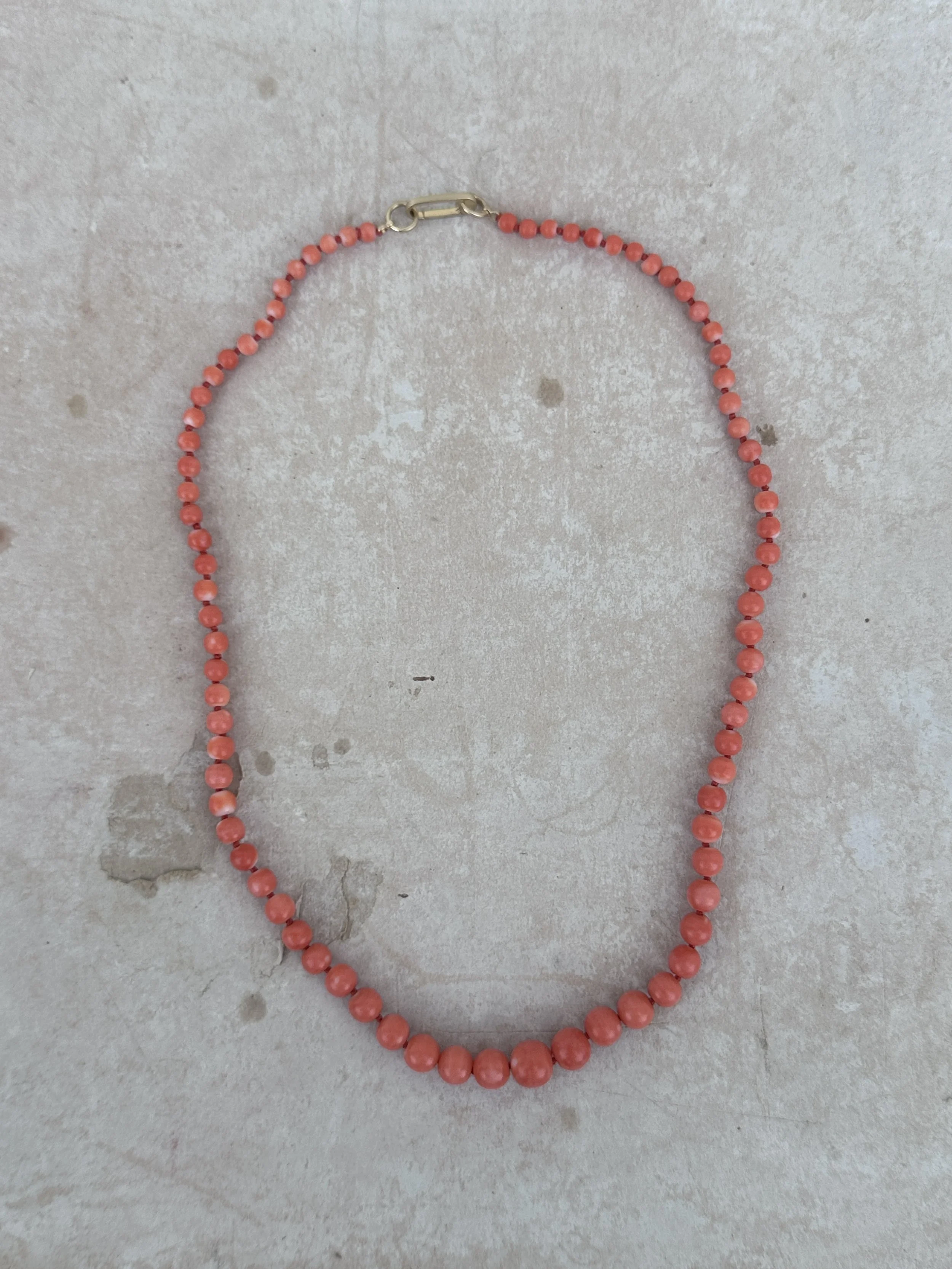 tracy conkle momo coral necklace