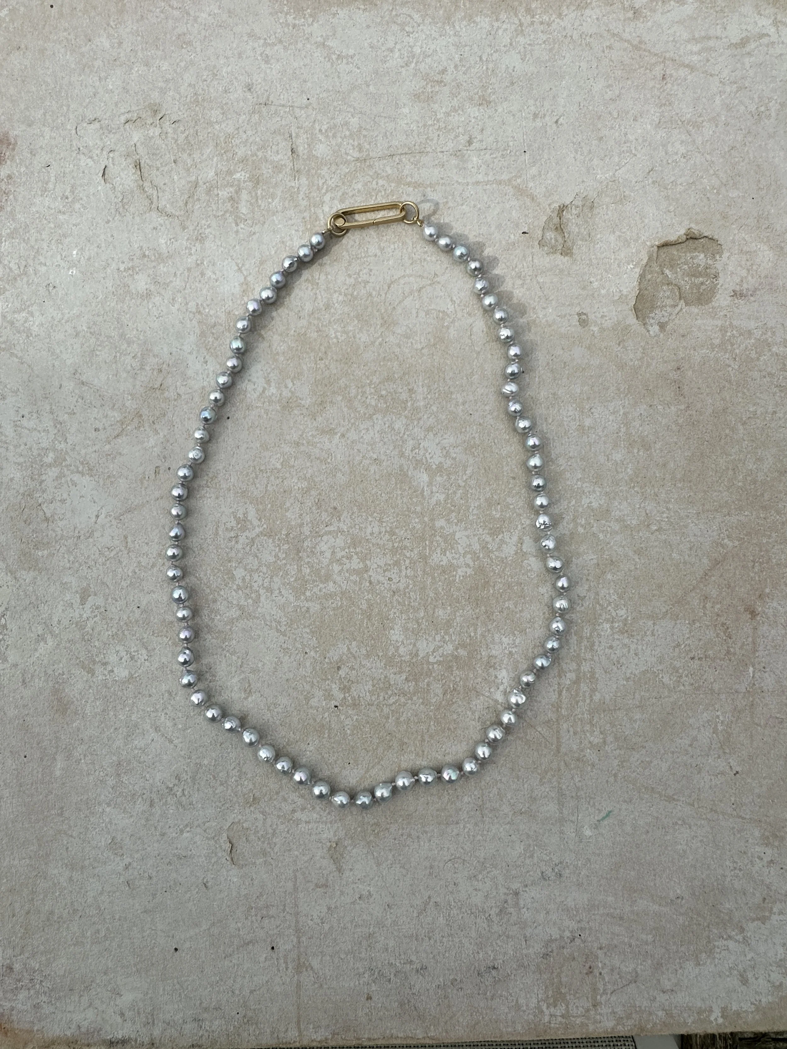 tracy conkle blue akoya baroque pearl necklace