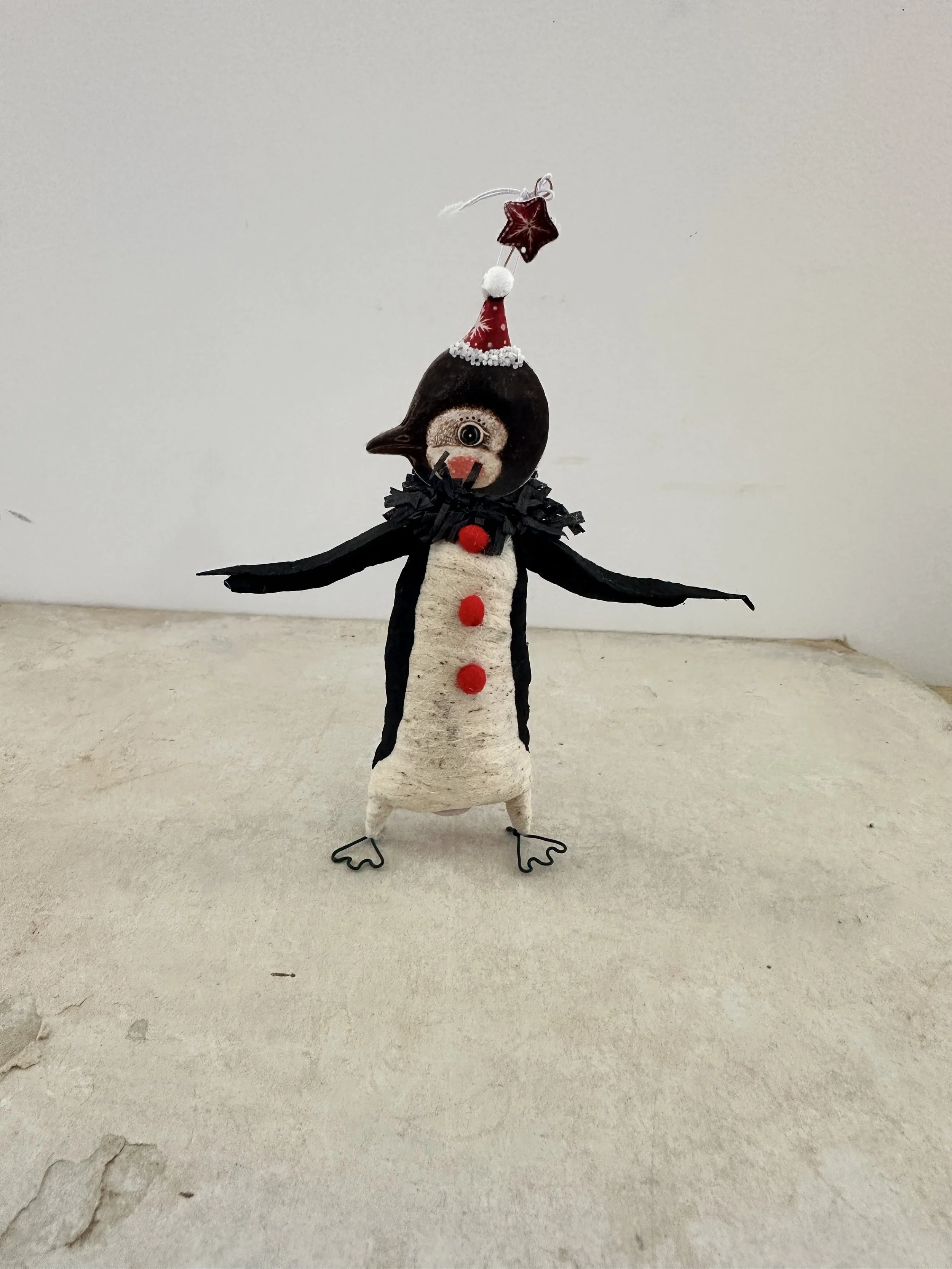 holiday party penguin ornament