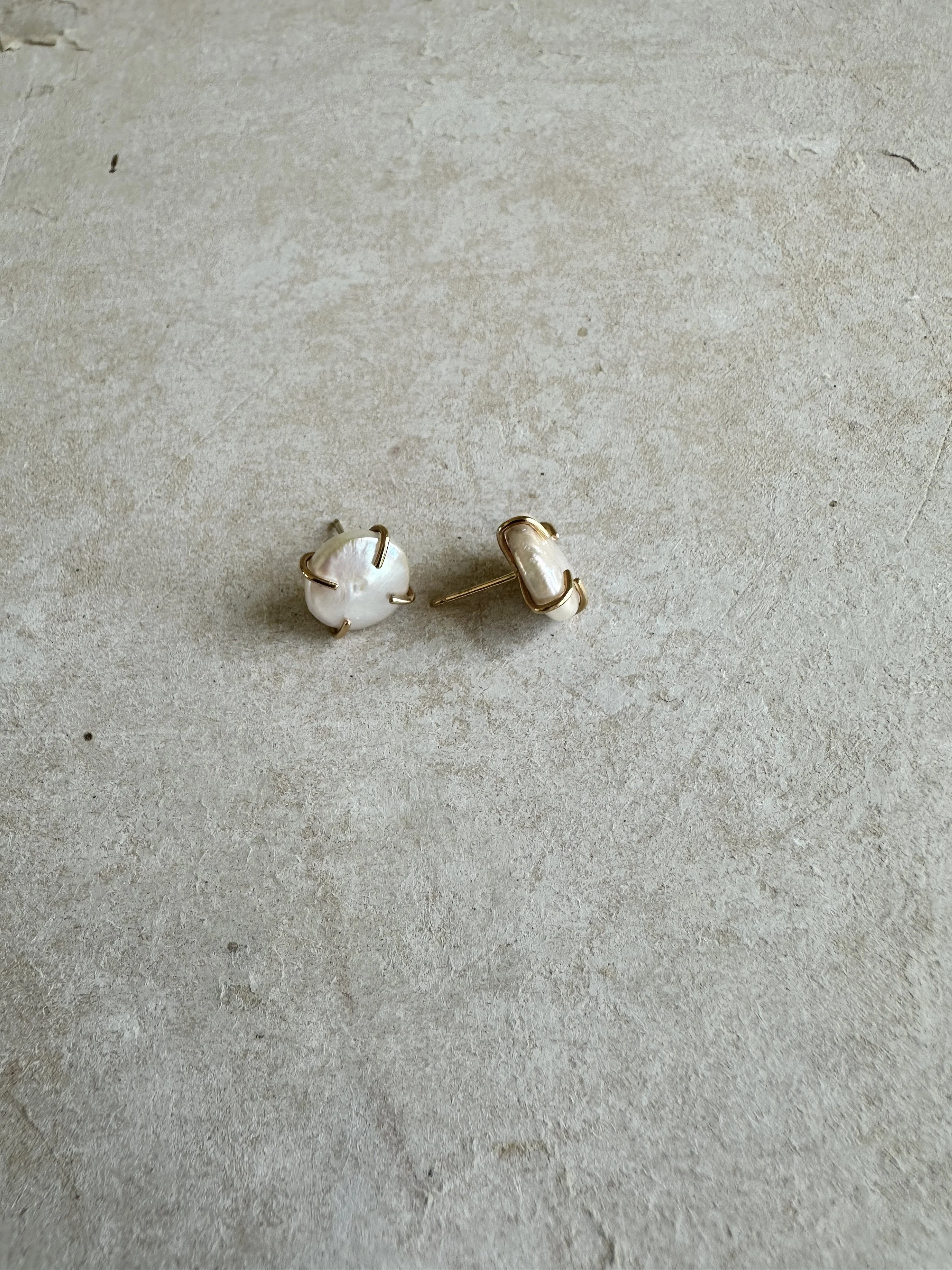 melissa joy manning cultured pearl studs