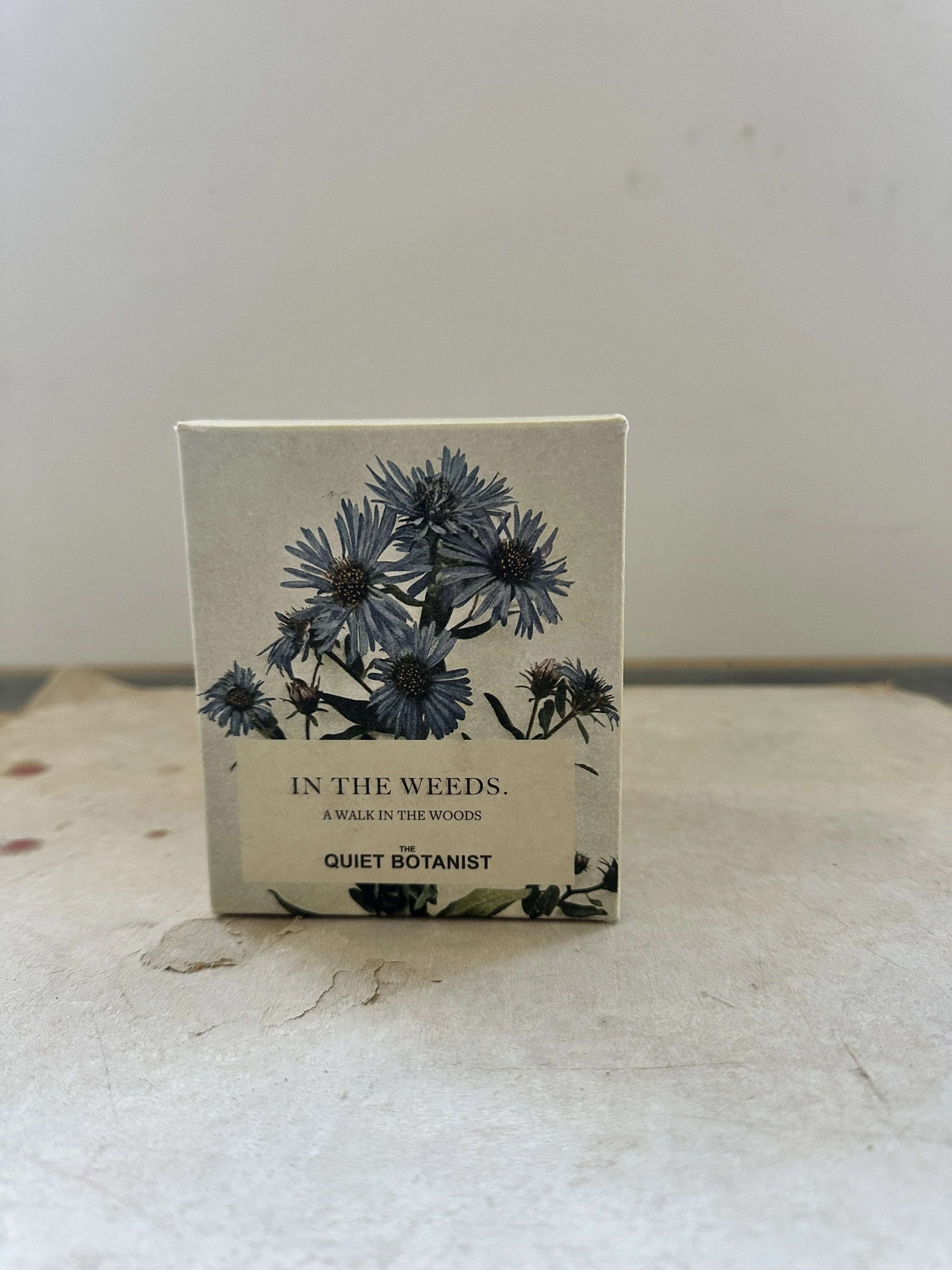 the quiet botanist candle - in the weeds