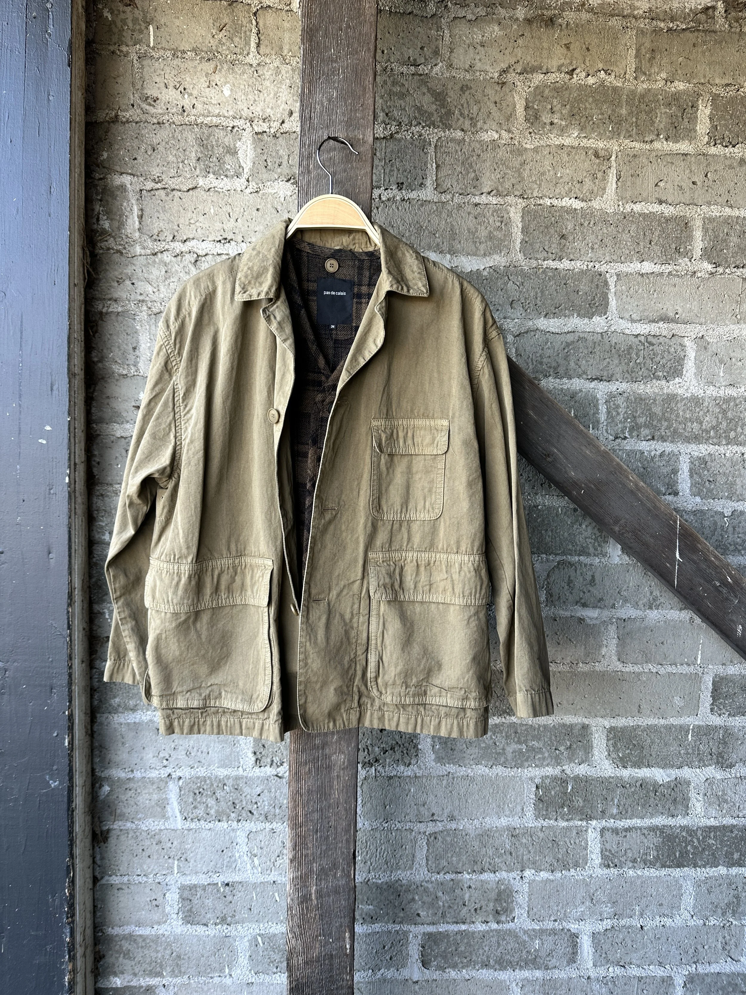 pas de calais hunting jacket with detachable vest