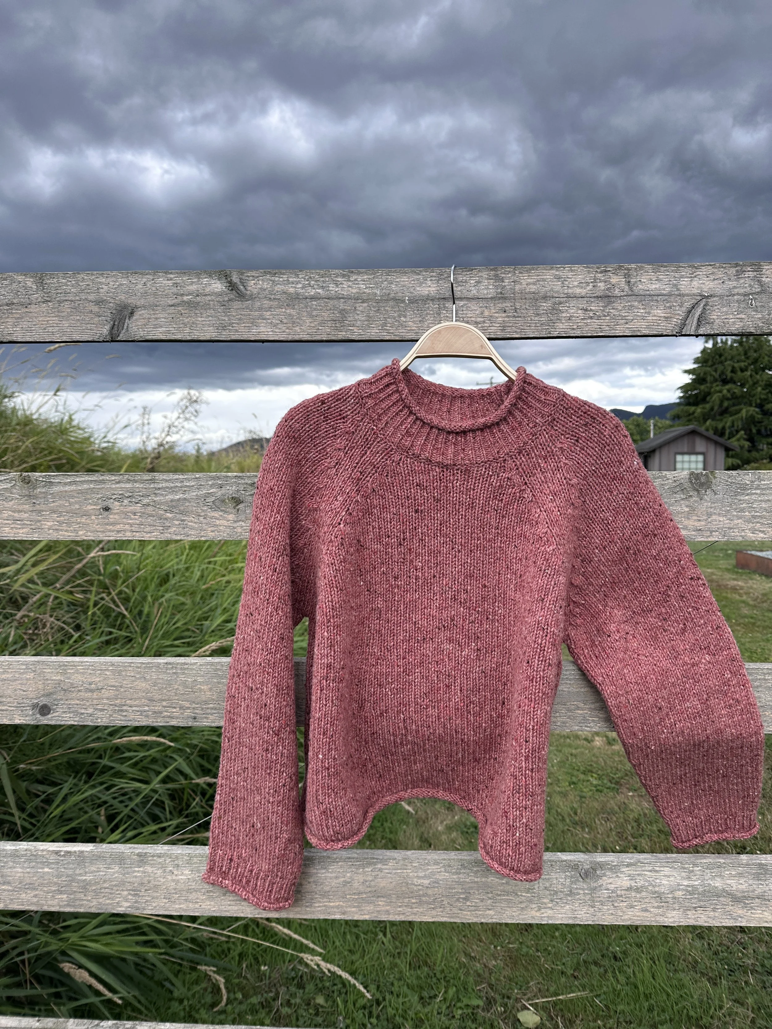toast Orla Donegal wool sweater - coralite