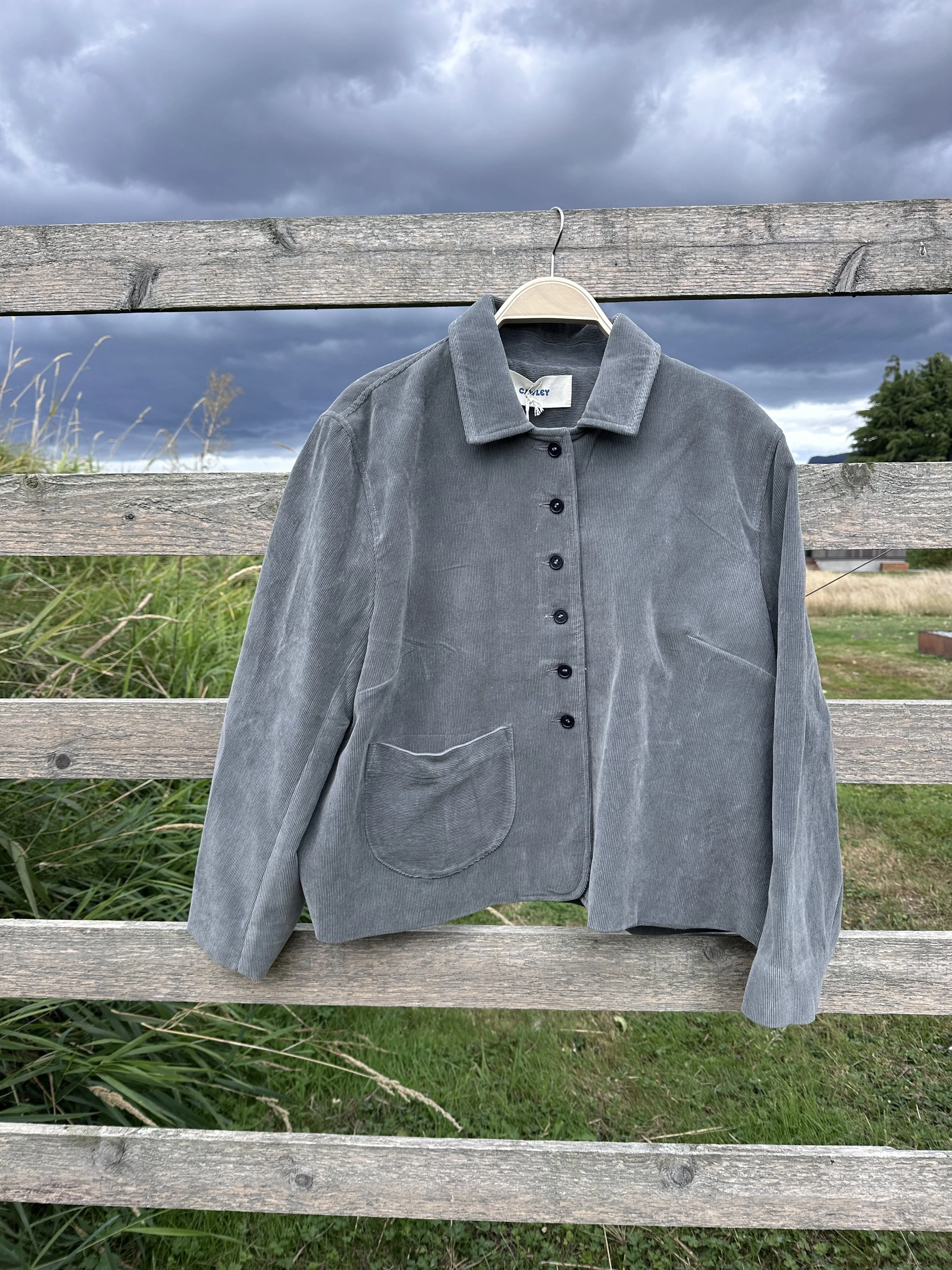 cawley grey corduroy Lillie jacket