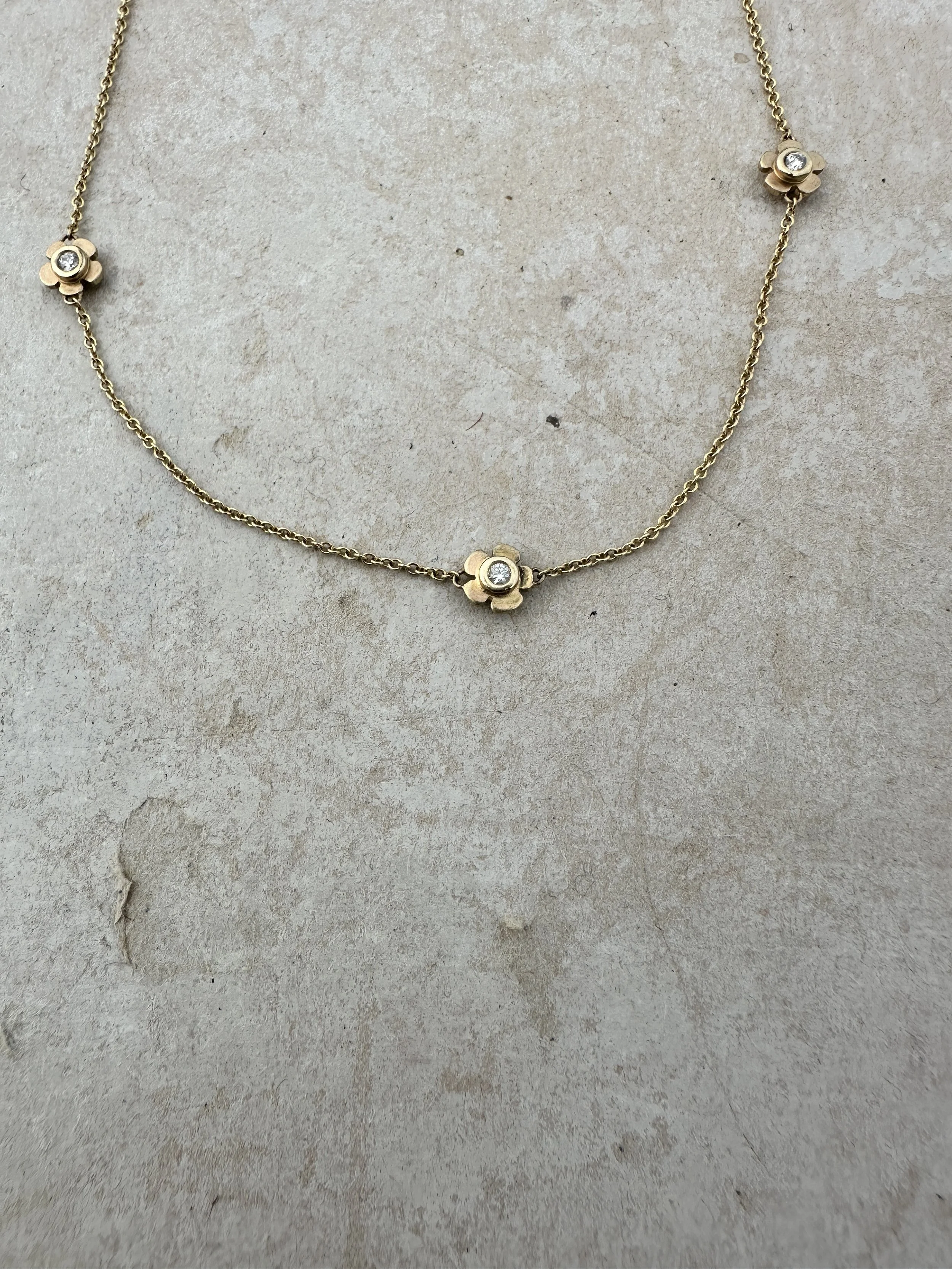 tina negri flower necklace