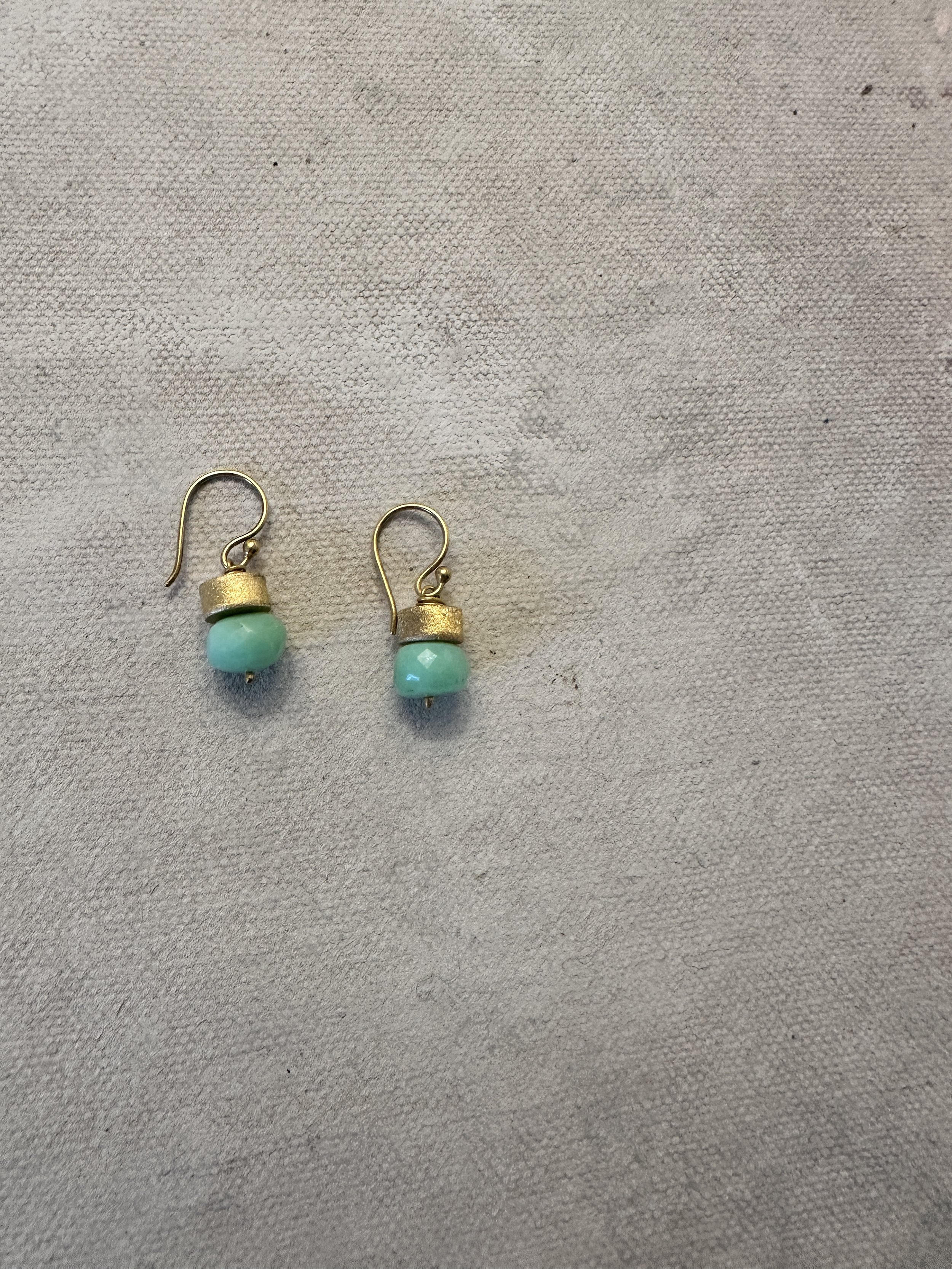 river song green lantern chrysoprase earrings