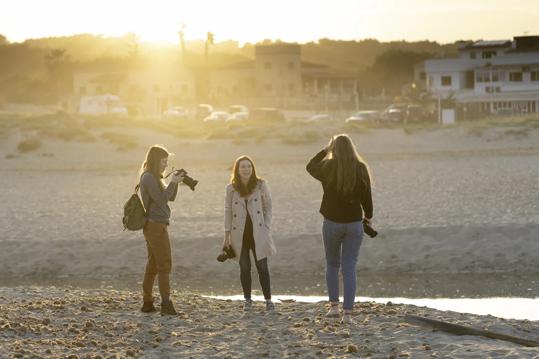 LIK Akademie Schüler bei den Medienprojekttagen auf Mallorca. Foto: Iris Höller