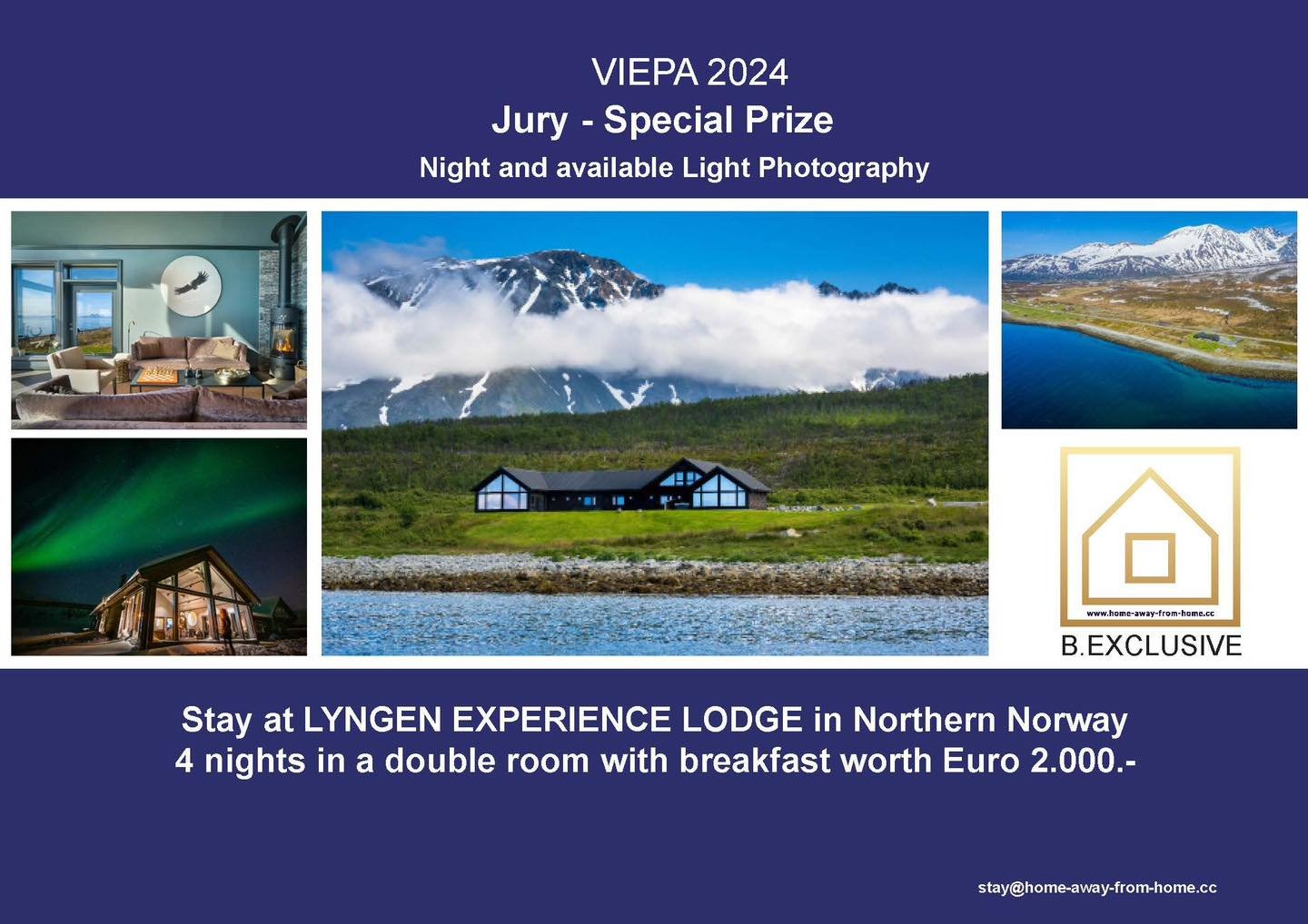 The winner of the special prize in the &quot;Available Light&quot; category will be rewarded with an outstanding prize. A stay worth &euro;2,000 at the breathtaking Lyngen Lodge in Norway awaits the lucky winner. 

Jury - Special Prize Night and avai