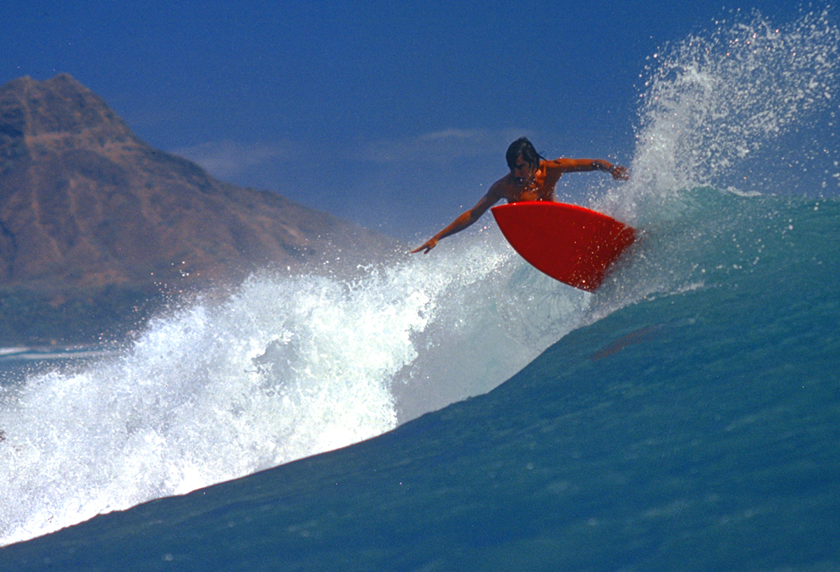 "Classic Ala Moana (with Diamond Head in the background), where I was during every summer of my misspent youth." Photo: Steve Wilkings