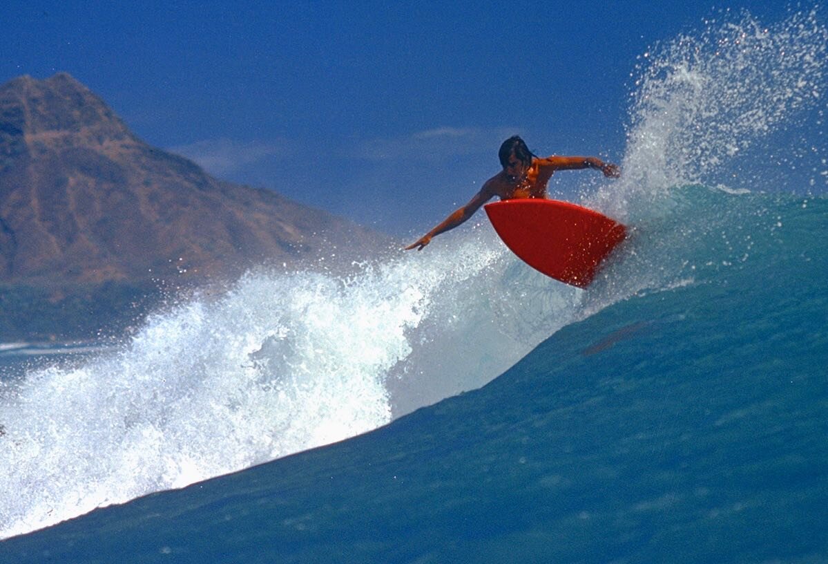 &quot;Classic Ala Moana (with Diamond Head in the background), where I was during every summer of my misspent youth.&quot;&mdash;Gerry Lopez, from Surf is Where You Find It. @patagoniabooks @gerrylopezsurfboards Photo: Steve Wilkings #stevewilkings #