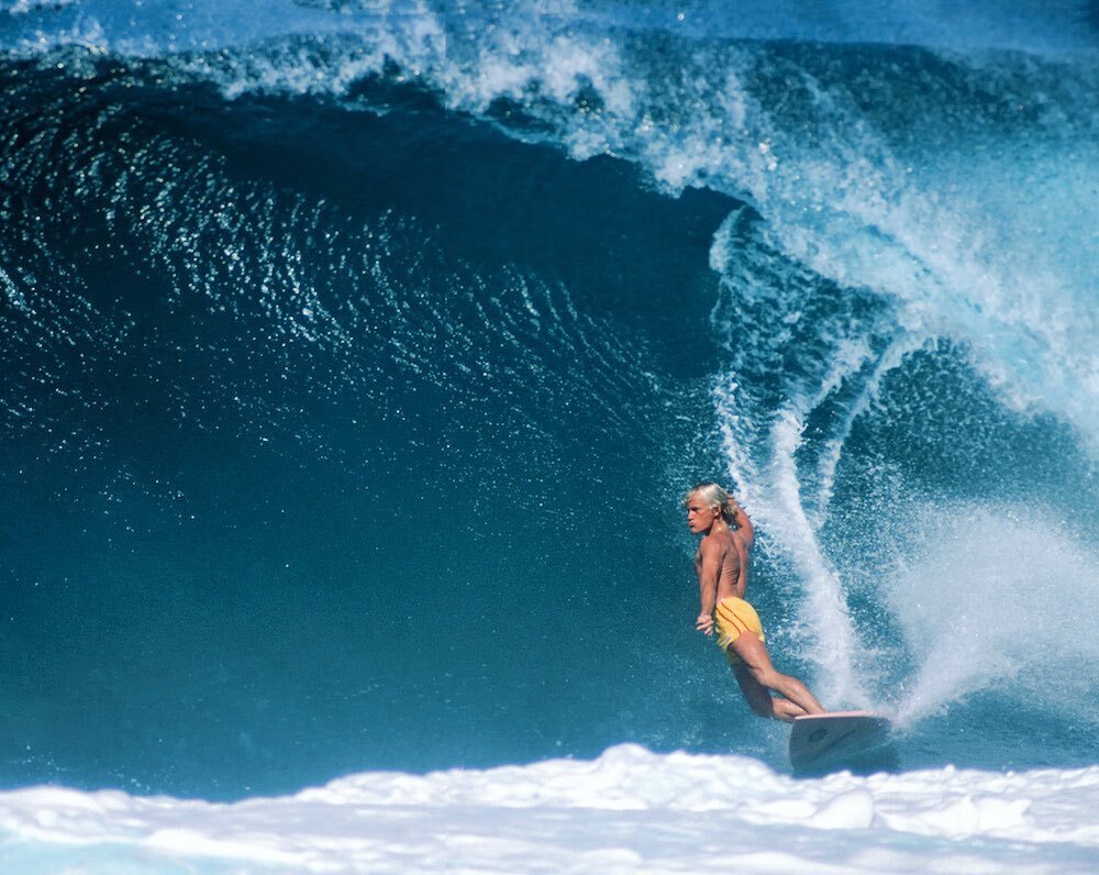Peter PT Townend, Backdoor, 1978. &ldquo;This was on a day when there weren&rsquo;t many rights. And Lopez looked at me and said, &lsquo;This one, this is a right&mdash;this is the one!&rsquo; And I went and got one of the best barrels of my life at 