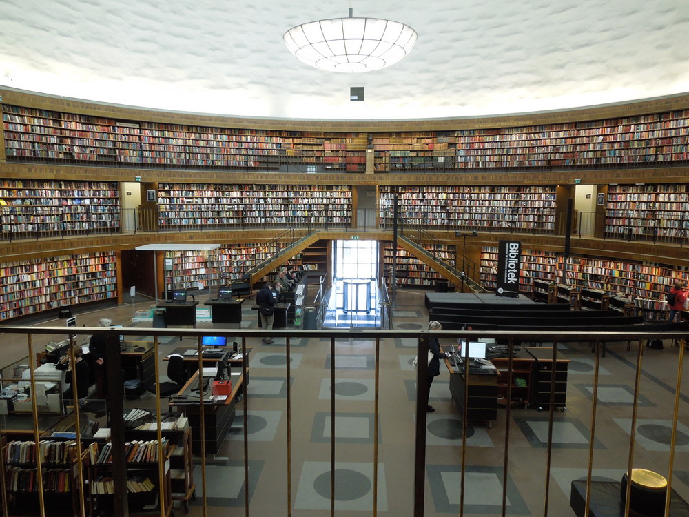  Stockholm Public Library, by Gunnar Asplund 