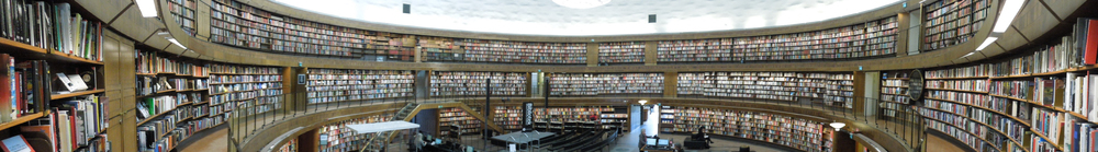  Stockholm Public Library, by Gunnar Asplund 