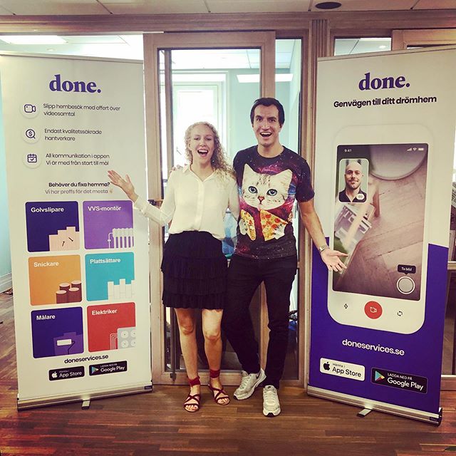 @done_services rollups ready for @antlerglobal Demo Day. Don’t they look pretty? 😍😍
