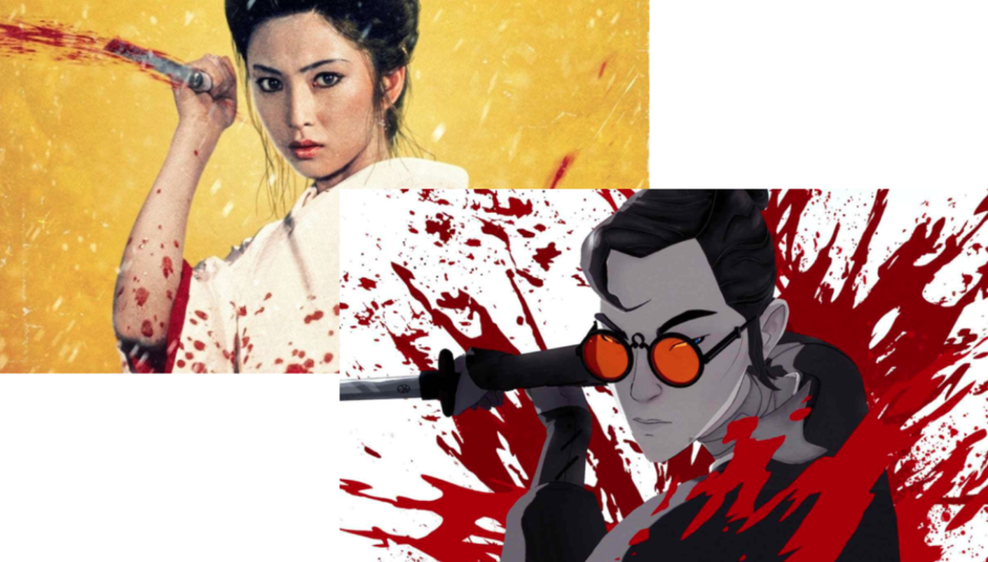 Comparing "LADY SNOWBLOOD" and "BLUE EYE SAMURAI"