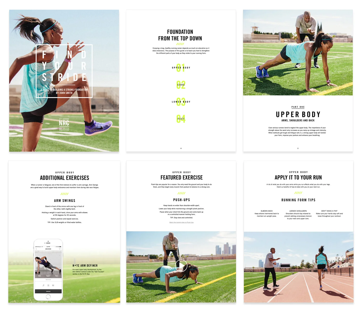 The guide closes with a promo focused on helping you build a strong foundation by choosing the right shoe.