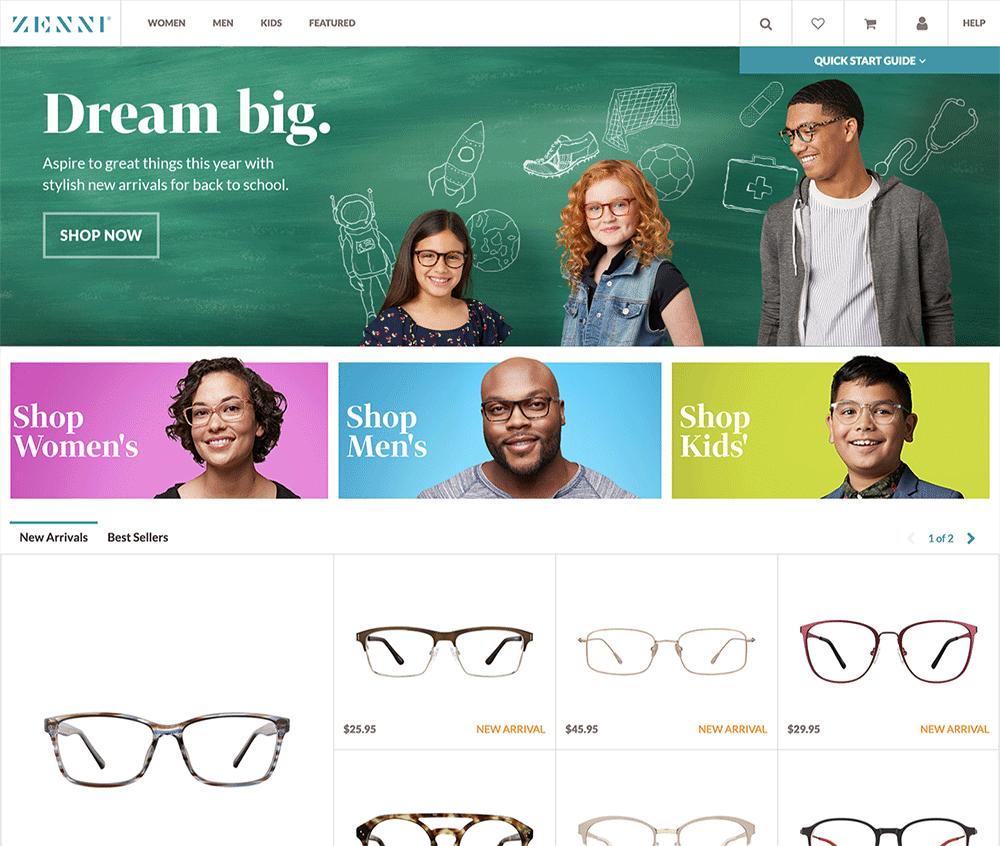 Zenni Optical Back To School Campaign Spencer Hellin Interactive Design Motion Design Art Direction