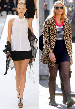 Left, Gemma during her original modeling career. Right, Gemma plus 30-40 pounds.