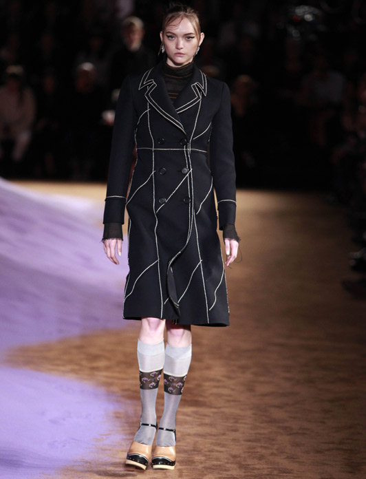 Last week at the Prada SS '15 show..