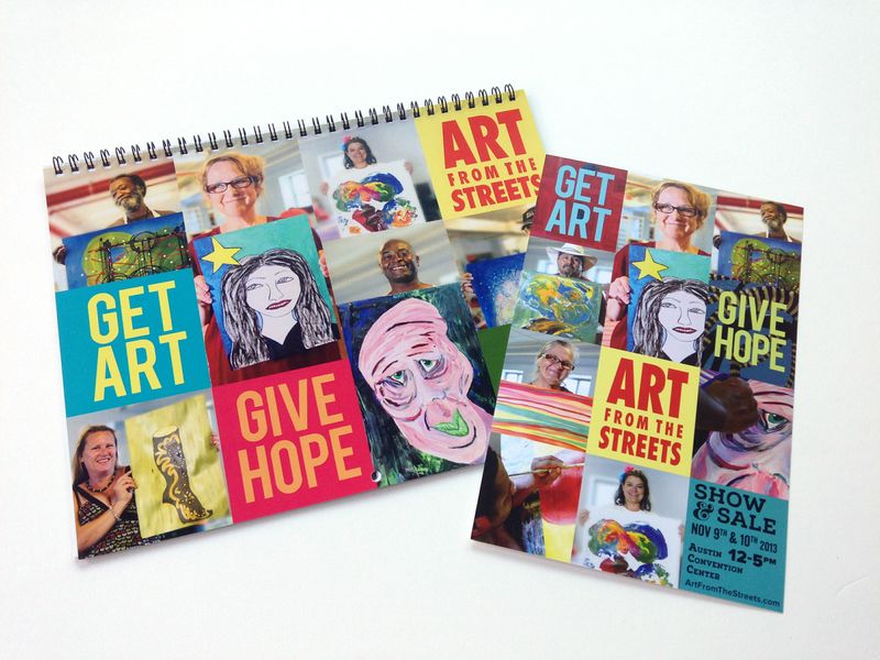 Art From the Streets Calendar and Postcard