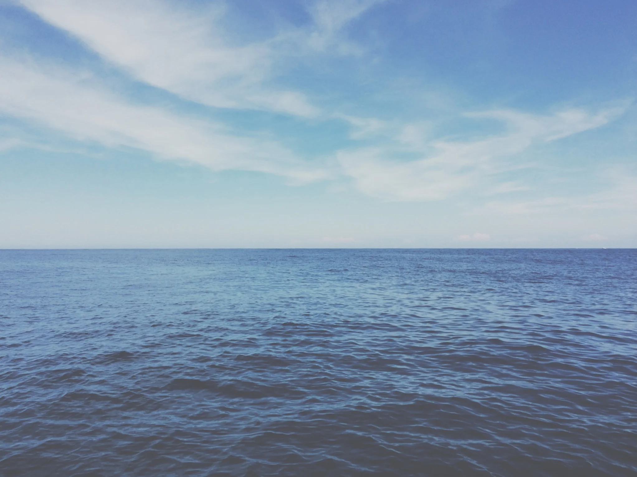 Atlantic Ocean. Overboard.