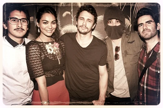 Omar Cuniga, Shruti Ganguly, James Franco, UBIQ and Alexis Gambis at the Tar after party in NYC, August 5th, 2013.