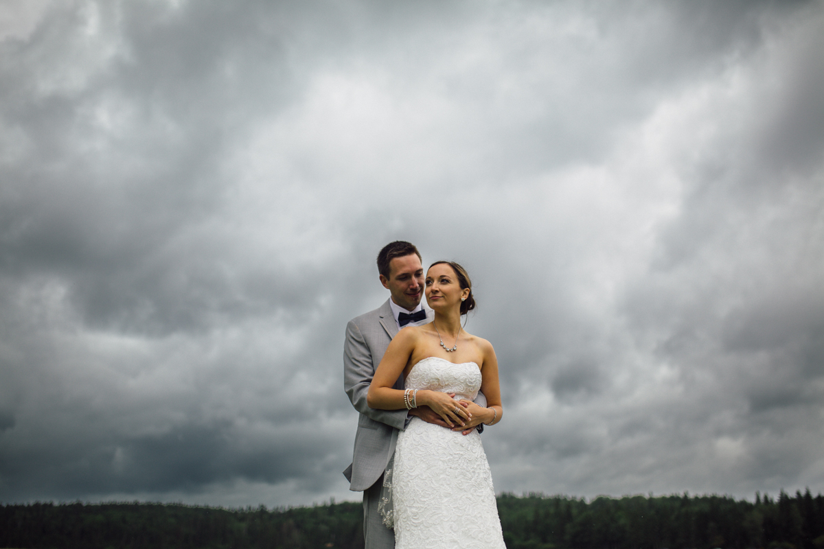 Bride and Groom Provincial Park wedding Clear Lake Manitoba
