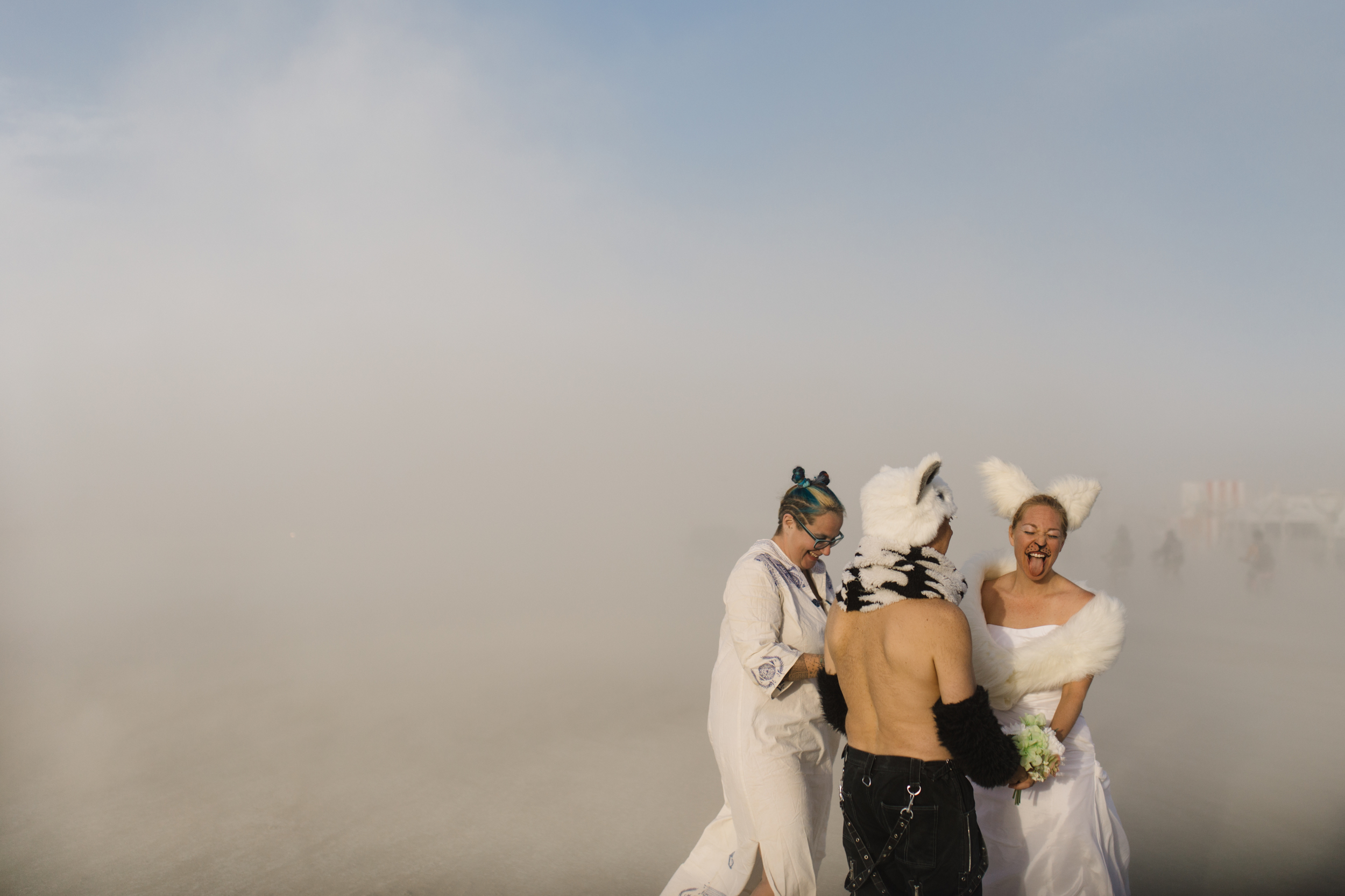 Adventure wedding photographer - Burning Man weddings