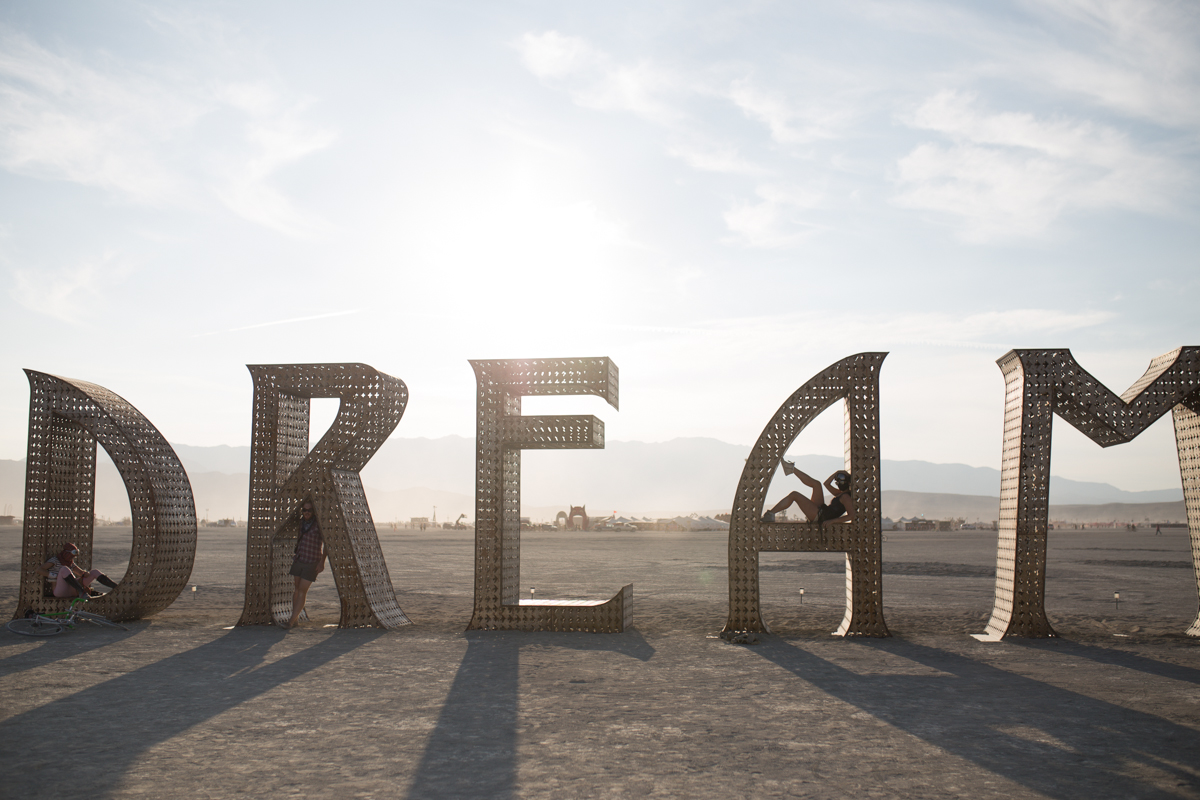 Adventure wedding photographer - Burning Man