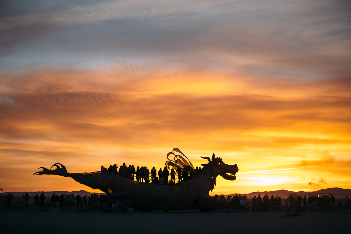Adventure wedding photographer - Burning Man weddings