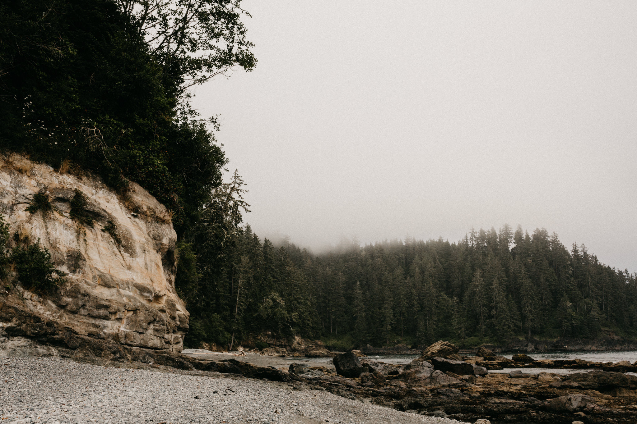 Adventure wedding elopement Sombrio Beach Vancouver Island