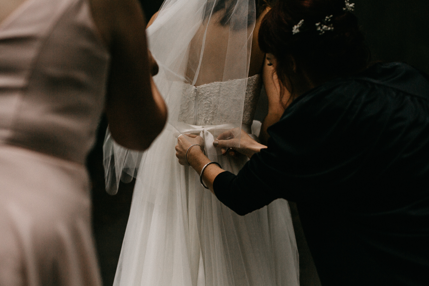 Wedding dress Galiano Island Wedding