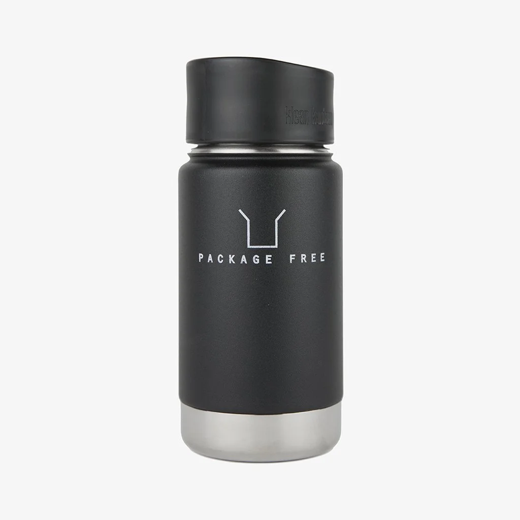 Coffee/Tea Travel Mug. Shop Say no to single-use plastics by being prepared. Forget your mug? Forego the plastic lid ( #igotopless ) or opt to drink in instead of taking it away.