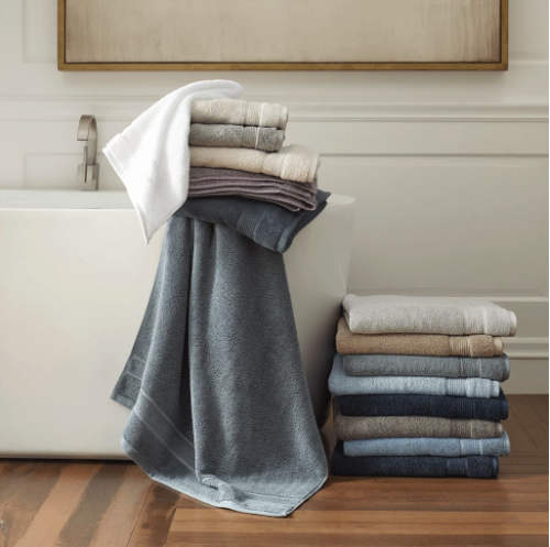 Bath Towels. Shop These 100% GOTS certified organic cotton towels are high quality and sustainably made via Under the Canopy. They also sell bed sheets and other linens.