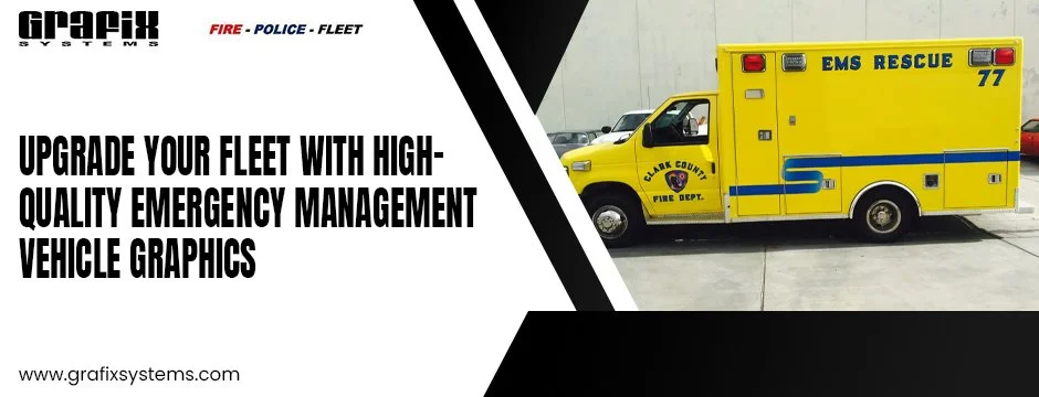      

 
    Upgrade Your Fleet with High-Quality Emergency Management Vehicle Graphics   Modern fleets need more than just functionality. They must be visible, professional, and instantly recognizable. This is where  emergency management vehicle gra
