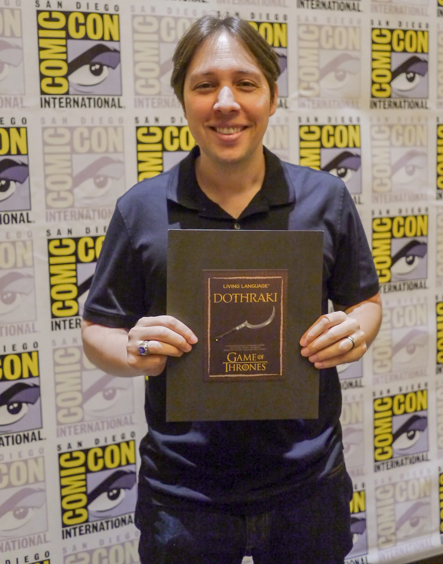 David Peterson Gives a Dothraki Language Lesson at Comic-Con — Making Game  of Thrones
