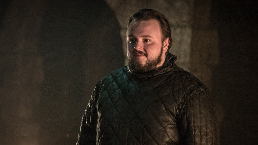 John Bradley as Samwell Tarly