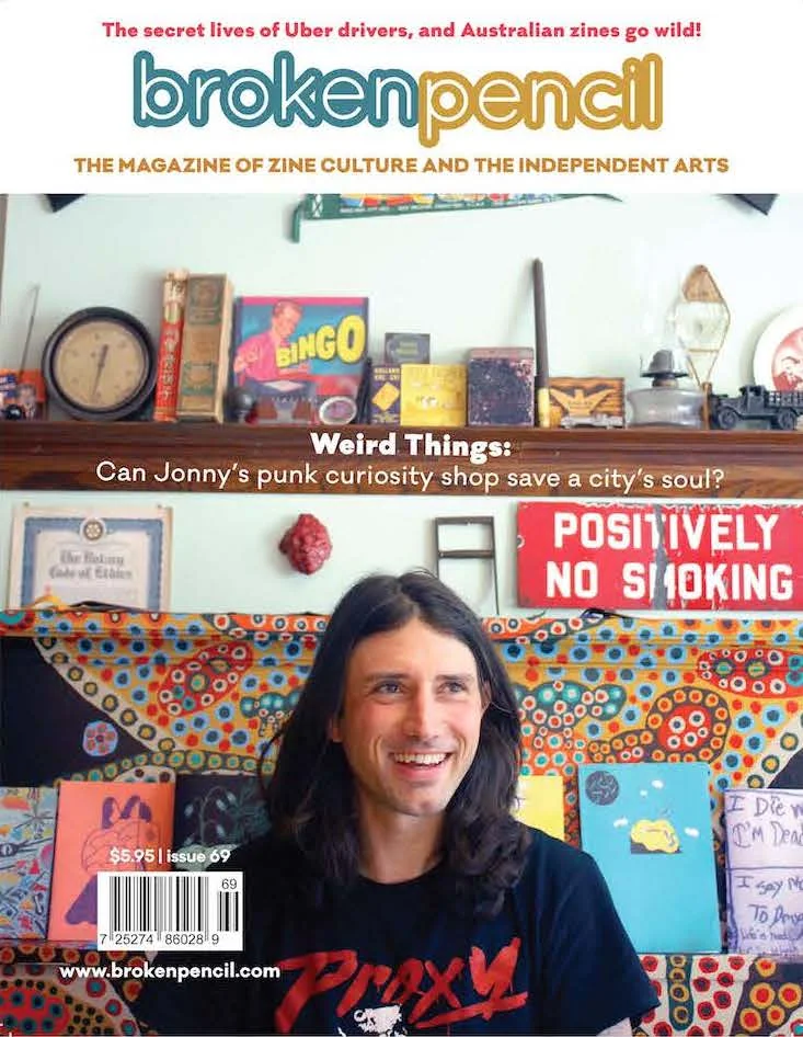 Broken Pencil Cover October 2015