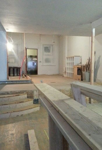 This is the first picture taken where we thought "Oh it's really starting to get there" but we were so, so far from being done.