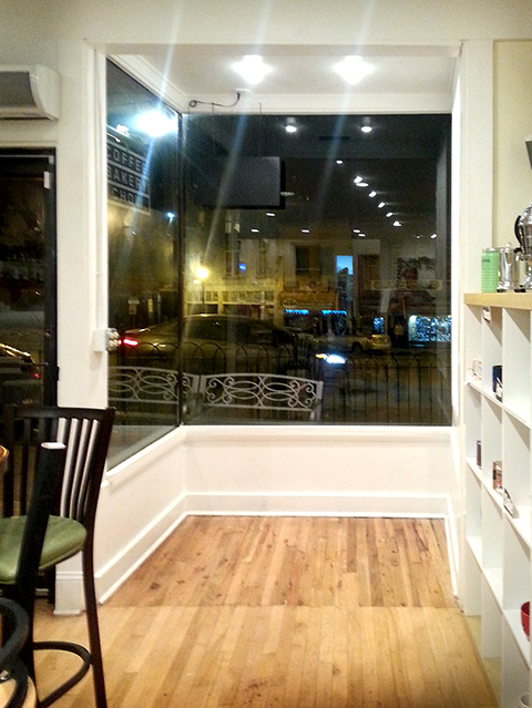 The WindowBox stage ready for musicians.