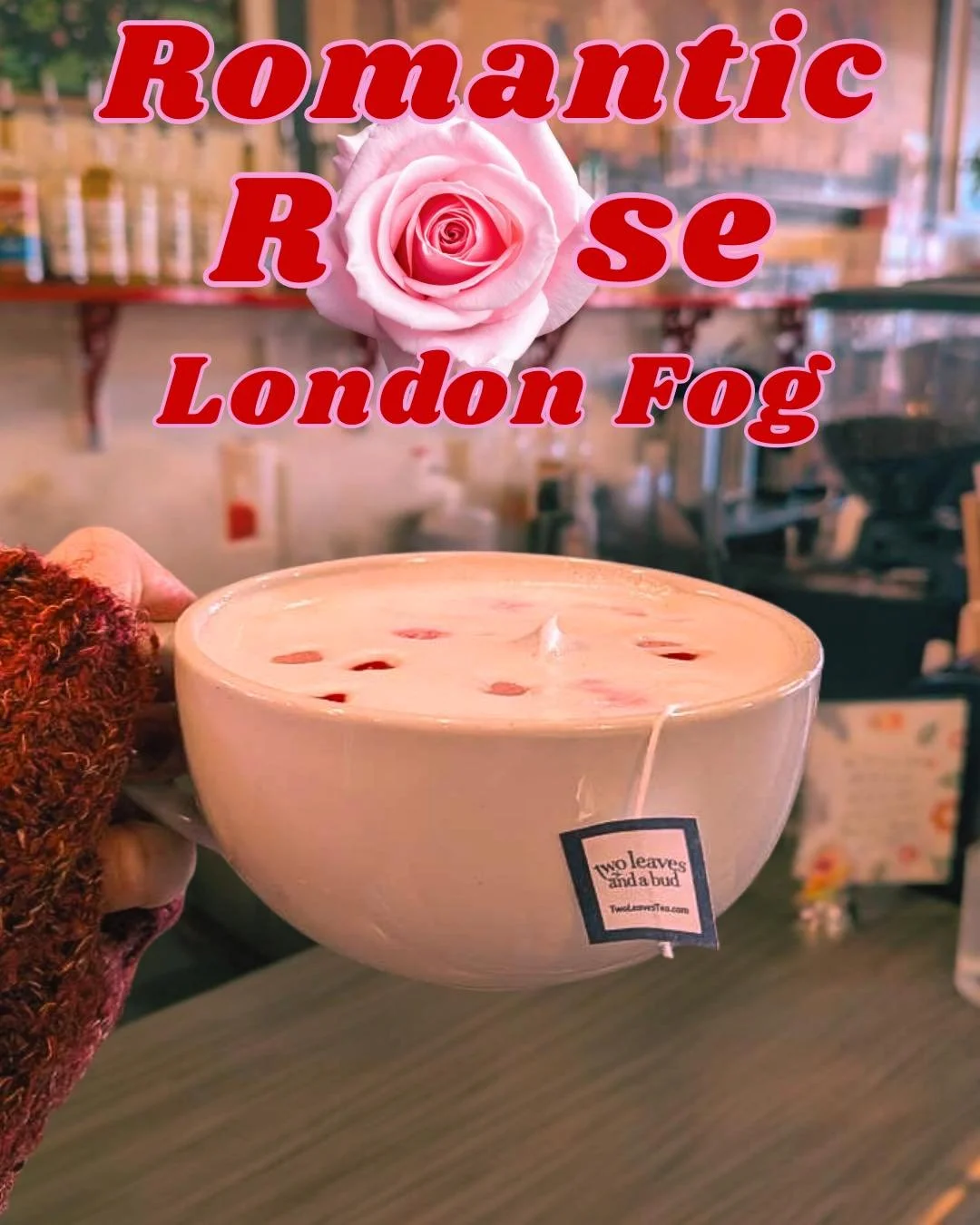 Happy Valentine&rsquo;s Day!!❤️🍒🌹💕 Our Romantic Rose London Fog is perfect for a valentines date. 🥰 Rose and vanilla in Earl Grey tea, topped with your choice of milk steamed to fluffy perfection 😍

#manitou #manitousprings #coloradosprings #col