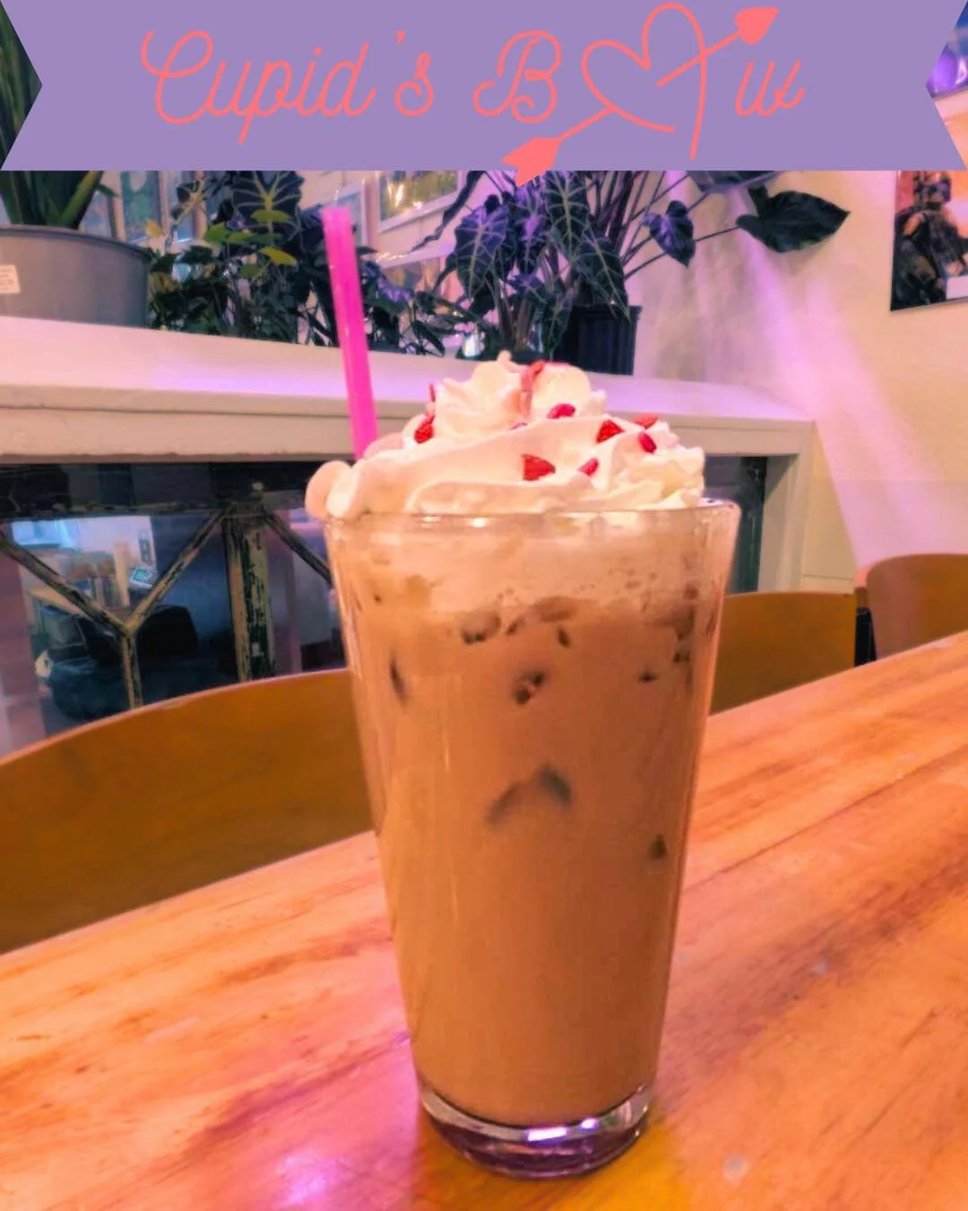 Our first February Special, the Cupid&rsquo;s Bow Latte!!! Raspberry, white chocolatey goodness, and you can&rsquo;t forget the whipped cream on top!😘

#manitou #manitousprings #coloradosprings #coloradosmallbusiness #reddogcoffee #coffee #latte #fe
